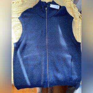 BR Merino Wool Zip-Up Vest